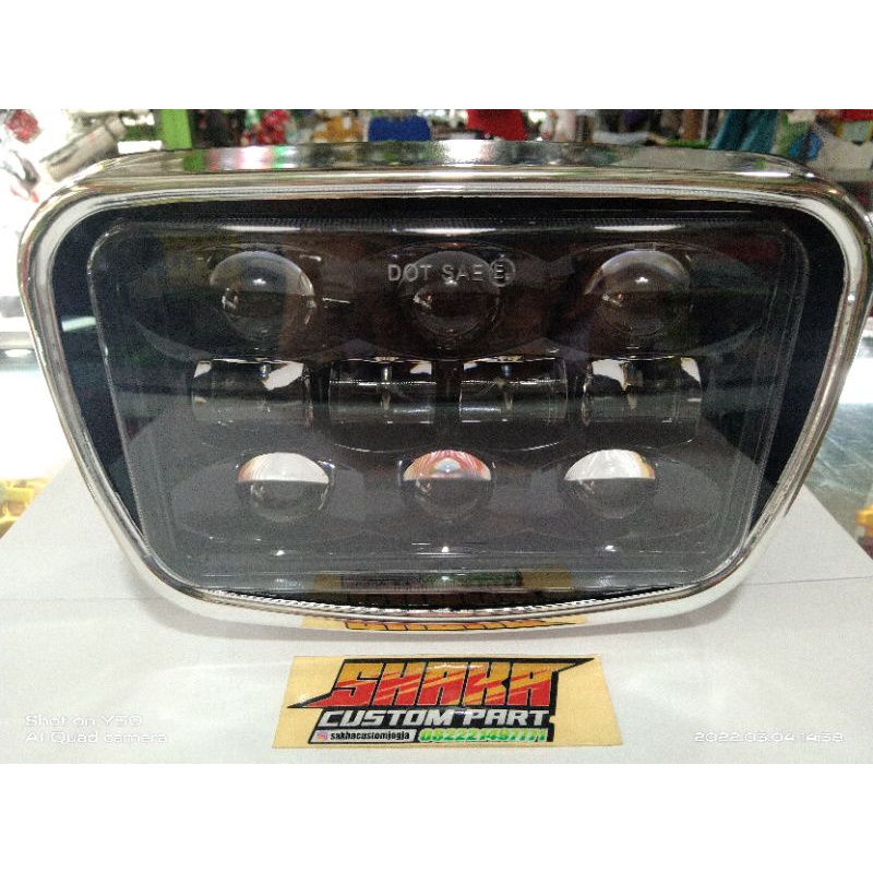 Lampu Oval Daymaker RX KING Set Batok IMITASI