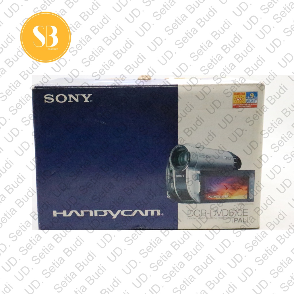 Handycam Sony DCR-DVD610E DVD 610 Camcorder Baru Murah