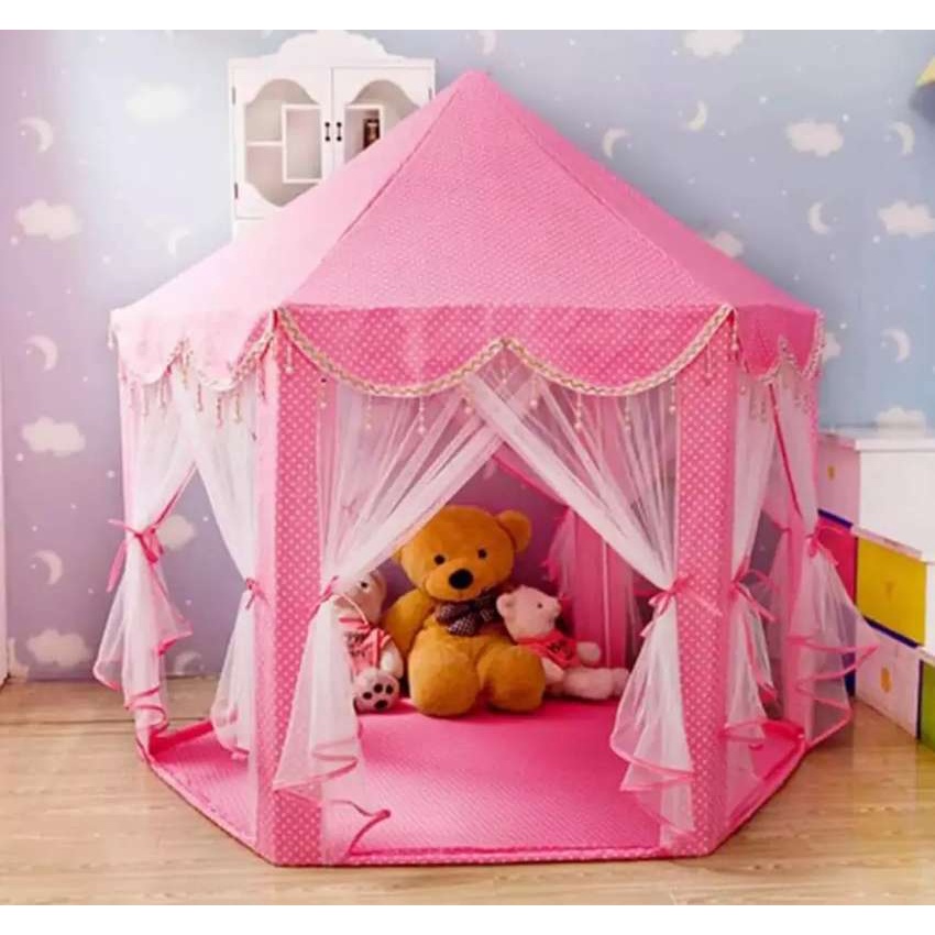 Tenda Princess Kelambu / Tenda Anak Castle Istana Princess