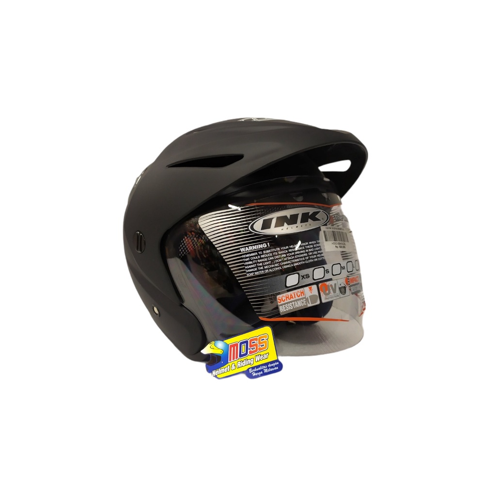 Helm INK CX 22 CX22 Solid Polos Black Matt | Halfface | Original-XL