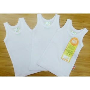 3 pcs Kaos Dalam (singlet) Aruchi Velvet NB / XS / S / M / L / LB / 2 / 3 / 4 / 5 Singlet CBKS SBC