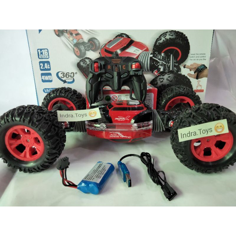 RC 1:16 Mobil Offroad Remote Control Besar Double - Side 4WD 2.4Ghz Mobil Off-road Remote Control