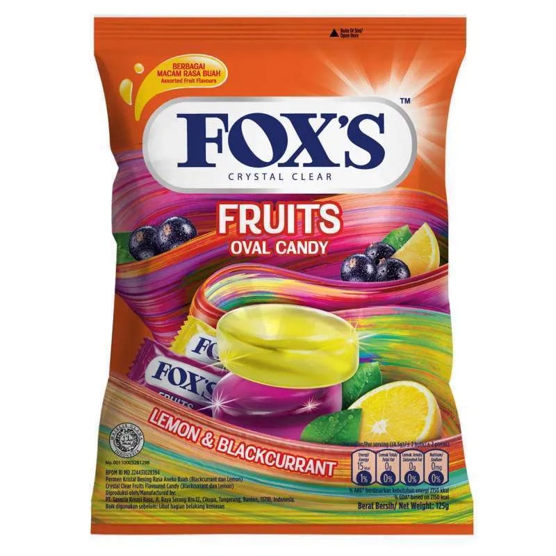 PACK - Permen Fox's Oval Candy