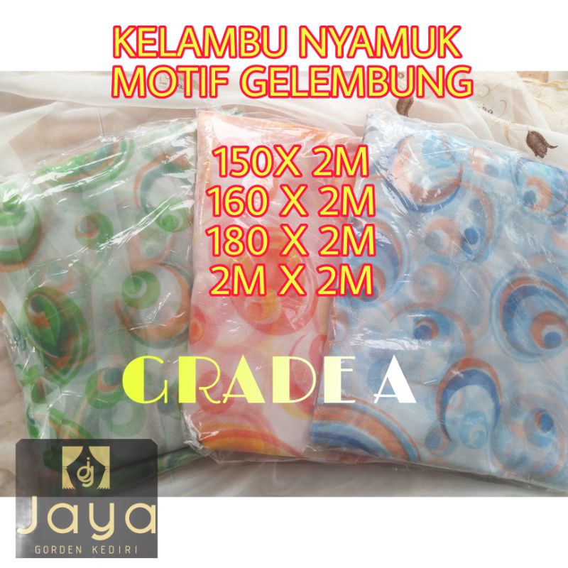 KELAMBU  TIDUR ANTI NYAMUK/KELAMBU NYAMUK PERSEGI grade A