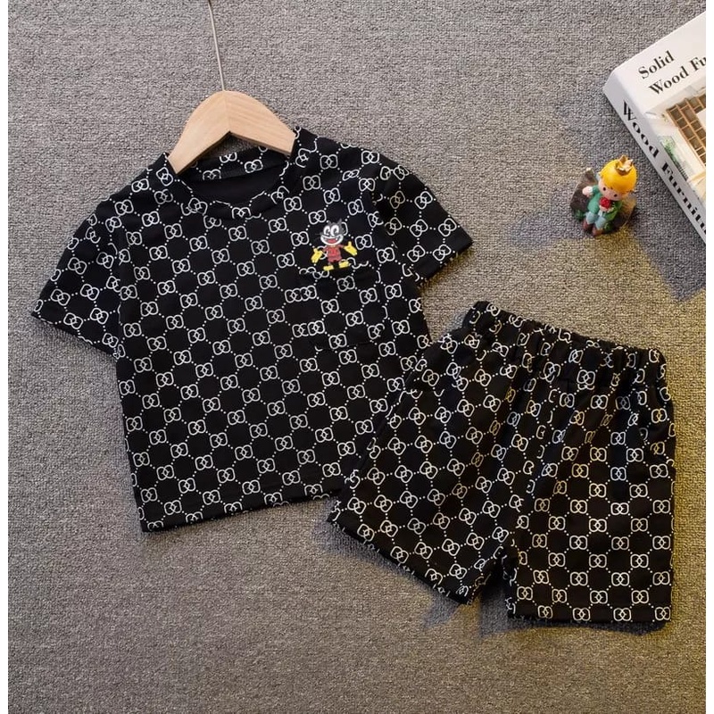 BEFAST - ZTL OOTD Setelan Anak JIHYA / Set anak prestin cat UNISEX / Pakaian Anak-Anak Kekinian / Keluaran Terbaru 2022 / Oneset Anak-Anak Unisex / Set Atasan Kaos Lengan pendek+Celana Pendek / Baju Santai Casual / Trendy