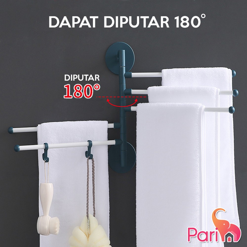 GANTUGAN HANDUK MODEL TEMPEL DINDING RAK DAPUR / KAMAR MANDI TANPA MERUSAK TEMBOK YK-117