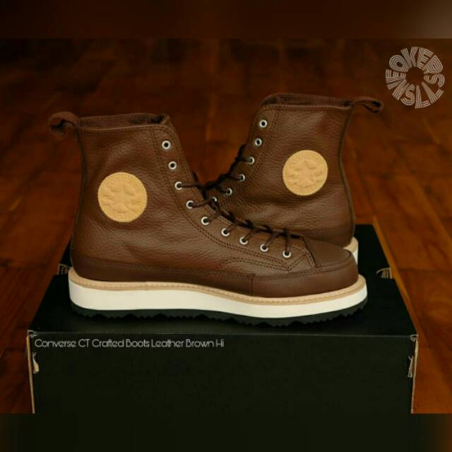 Converse CT Crafted Boots Leather Brown Hi