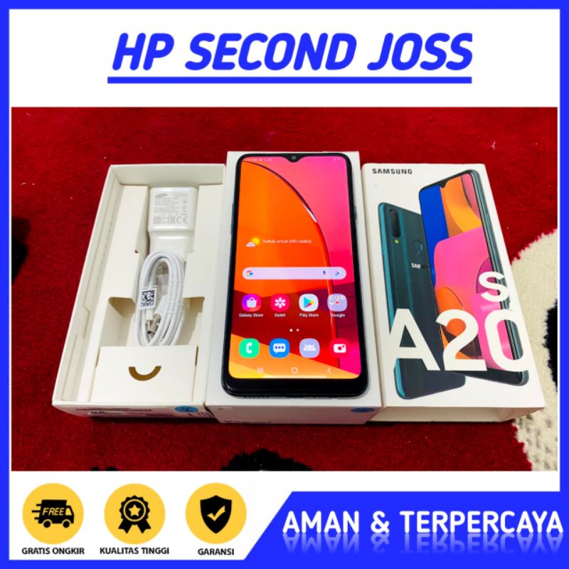 Samsung Galaxy A20s Ram 4/64 GB Second Bergaransi