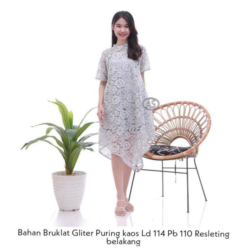 DRESS LANCIP BROKAT PREMIUM