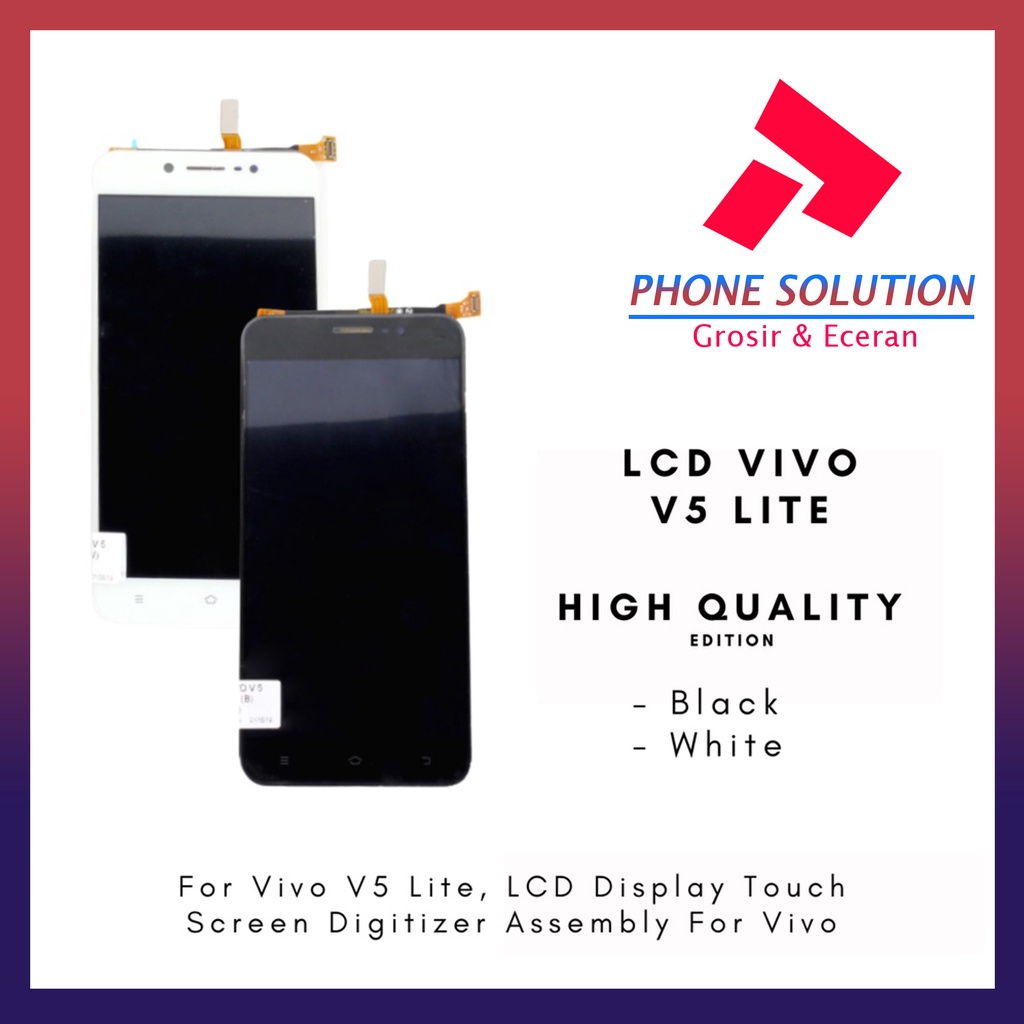 LCD Vivo V5 Lite ORIGINAR 100% Fullset Touchscreen // Supplier LCD Vivo - Garansi 1 Bulan