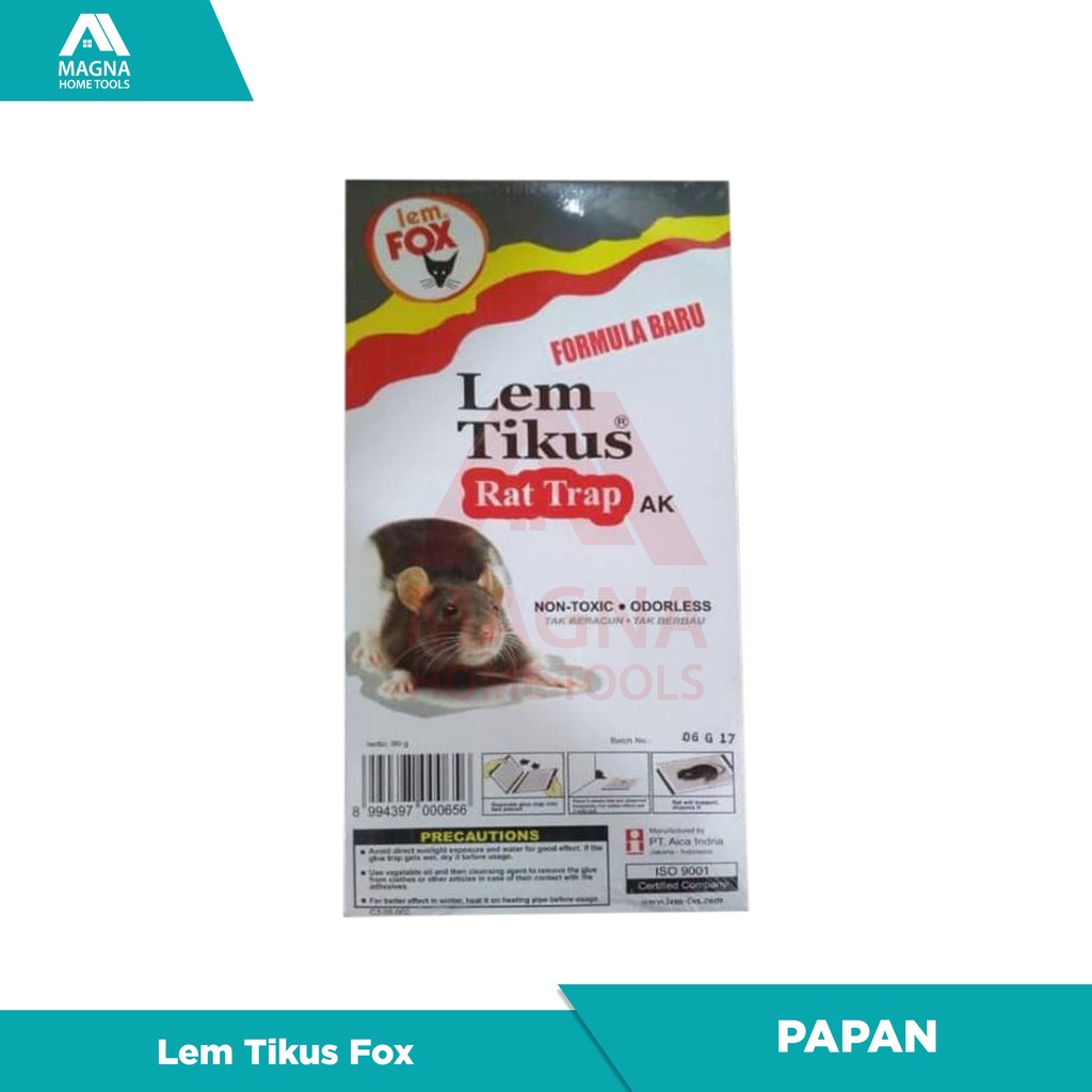 LEM TIKUS MODEL PAPAN / RAT TRAP FOX / JEBAKAN TIKUS MURAH PRAKTIS