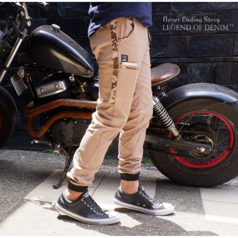 LEGEND OF DENIM Celana Jogger Pria Pocket Camouflage Original LOD Jogger panjang Cowo