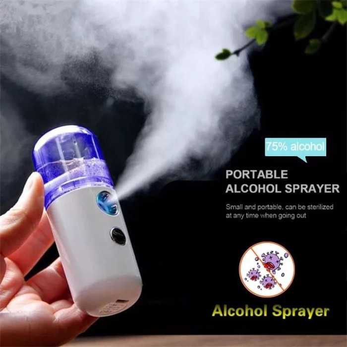 Facial Steamer Wajah Pelembab Terbaru Portable LED ORIGINAL