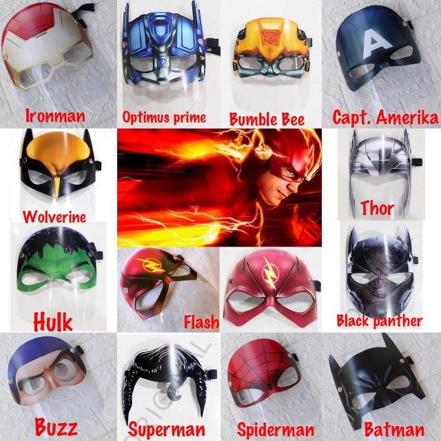 faceshield anak karakter