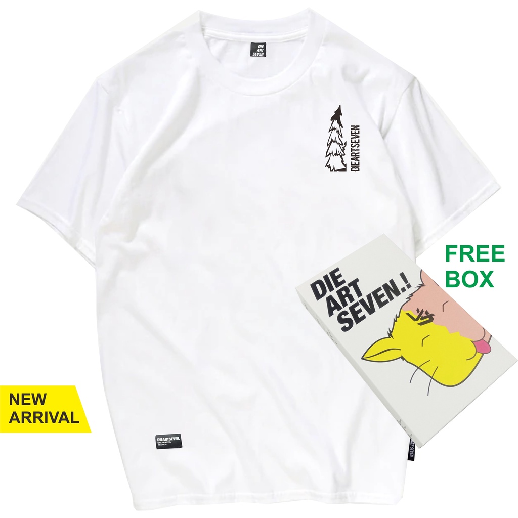 Dieartseven - Kaos Distro Pria T shirt Happy Summer White