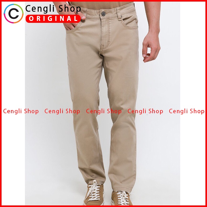 CELANA CHINO PANJANG PRIA CARDINAL ORIGINAL TERBARU COKLAT CA04