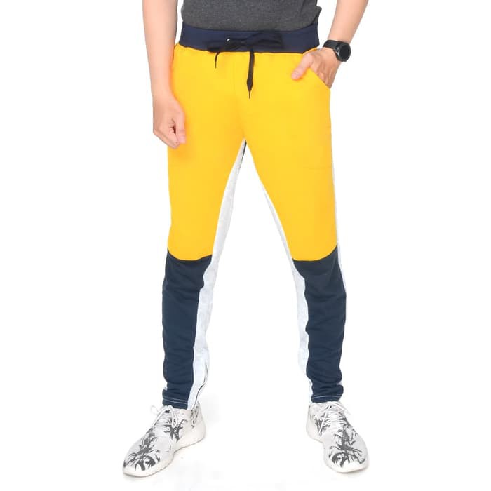 Azurafashion Celana Panjang Jogger Training Pria Keren Terbaru - Lonaldin