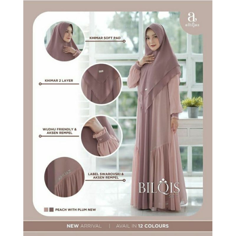 gamis bilqis set by.alhijaz