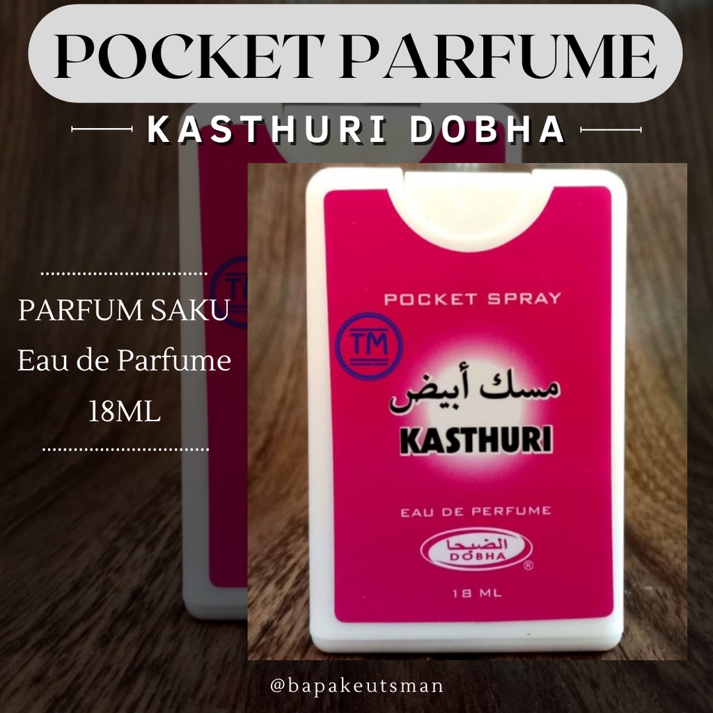 PARFUM SAKU / PARFUM POCKET / PARFUM ARAB / PARFUM WANGI / PARFUM SIMPEL SIMPLE / PARFUM DOBHA KASTHURI KASTURI