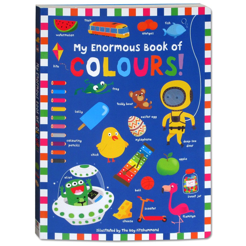 BUKU ANAK My Enormous Board Book of COLOURS