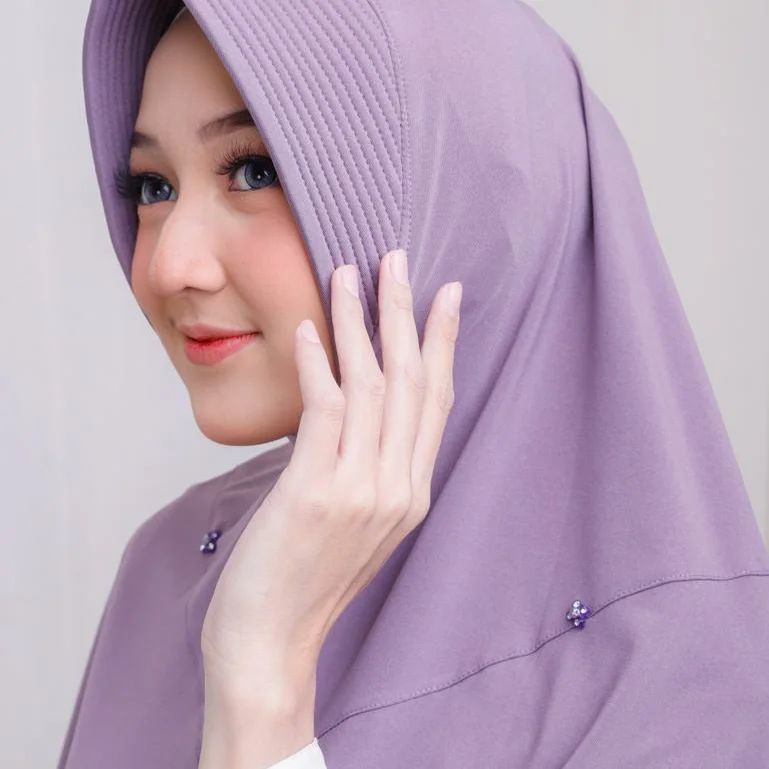 Jilbab Instan Payet Kinand Ori Lulu Hijab