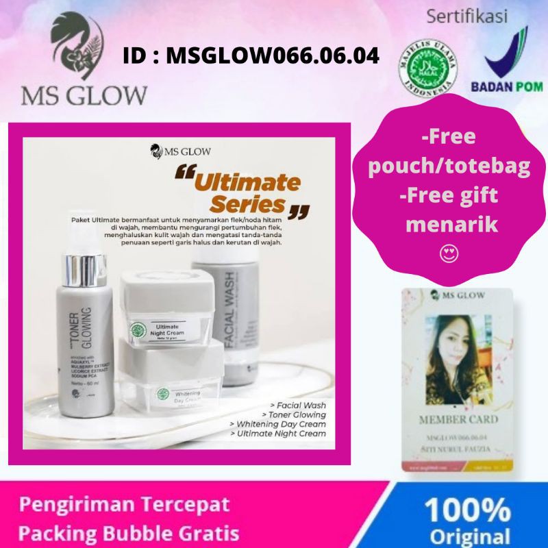 MS GLOW PAKET ULTIMATE ORIGINAL / MS GLOW ULTIMATE SERIES ORIGINAL