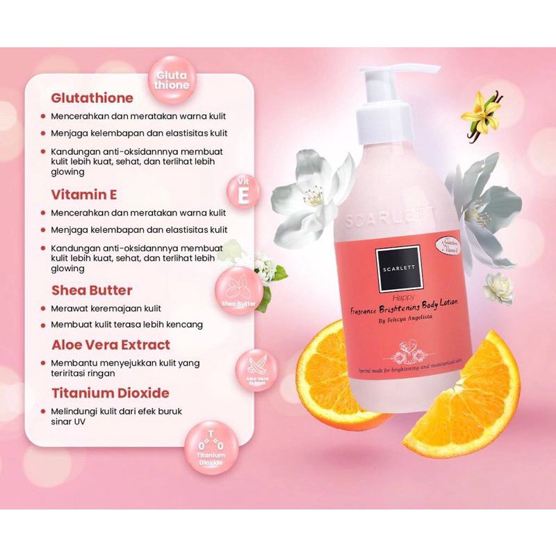 Scarlett Whitening Happy Series Satuan