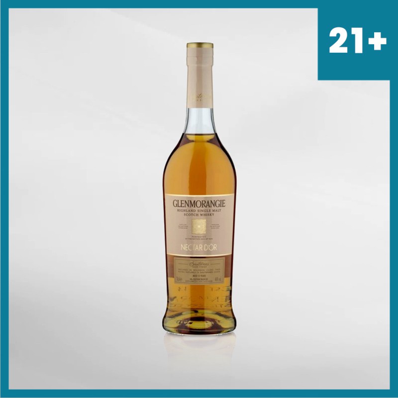 Glenmorangie Nectar d'Or Sauternes Cask Single Malt Whisky 700 Ml ( Original &amp; Resmi By Vinyard )