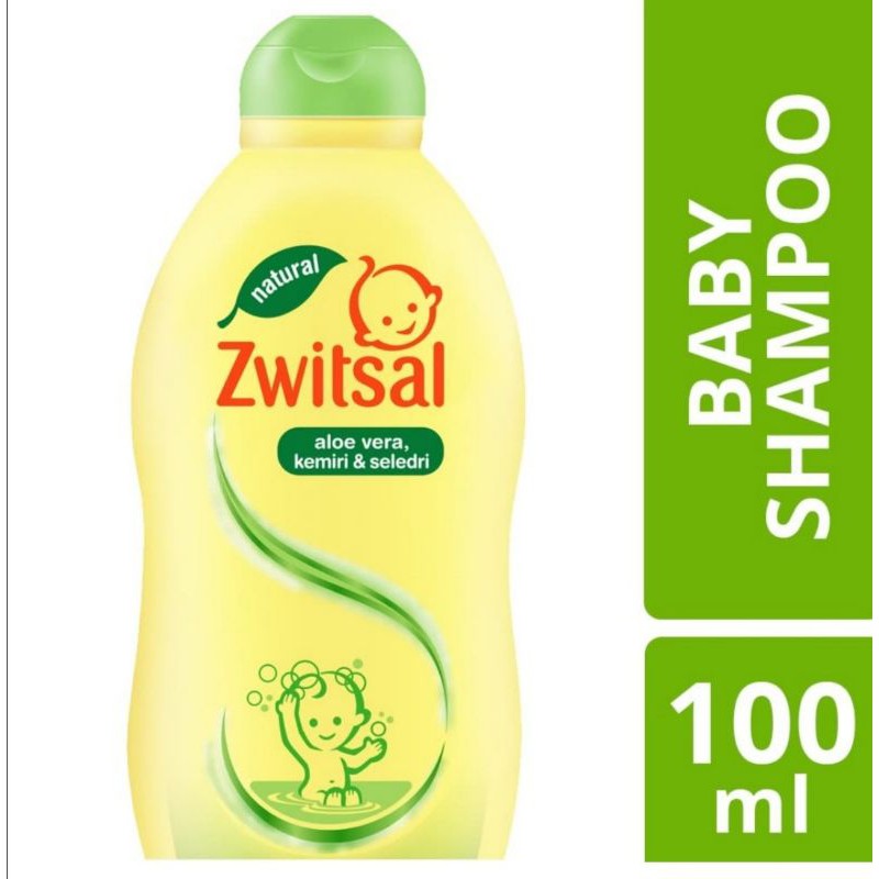 ZWITSAL Natural Baby Shampoo Aloe Vera, Kemiri &amp; Seledri 100ml