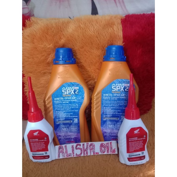 PROMO 2 PAKET OLI SPX 2 MATIC Set OLI GARDAN AHM UNTUK MOTOR MATIC