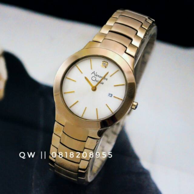 Jam Tangan Wanita Original Alexandre Christie AC 8028 jilbab Arloji