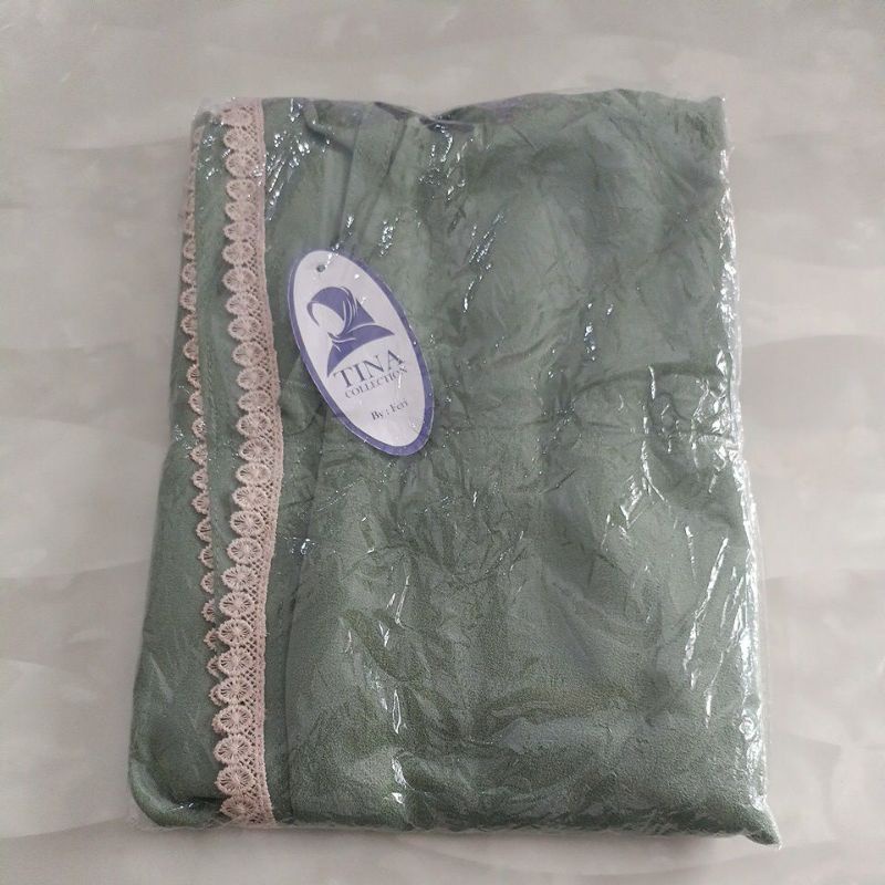 BERGO / KERUDUNG / HIJAB MARYAM RENDA-HIJAU ALPUKAT