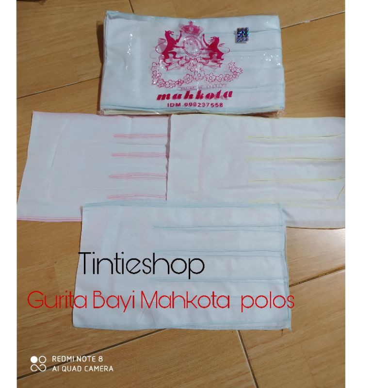 Gurita Bayi Tali Ikat Mahkota 12 pcs