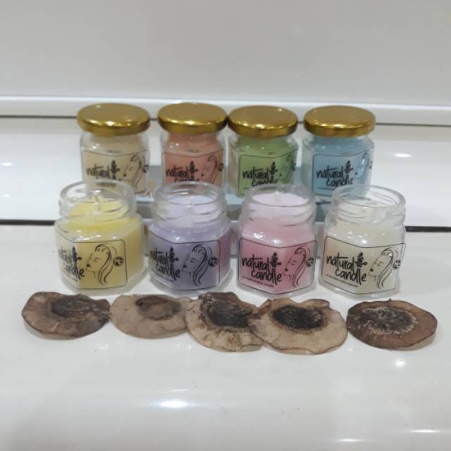 SOUVENIR LILIN WANGI M GOLD