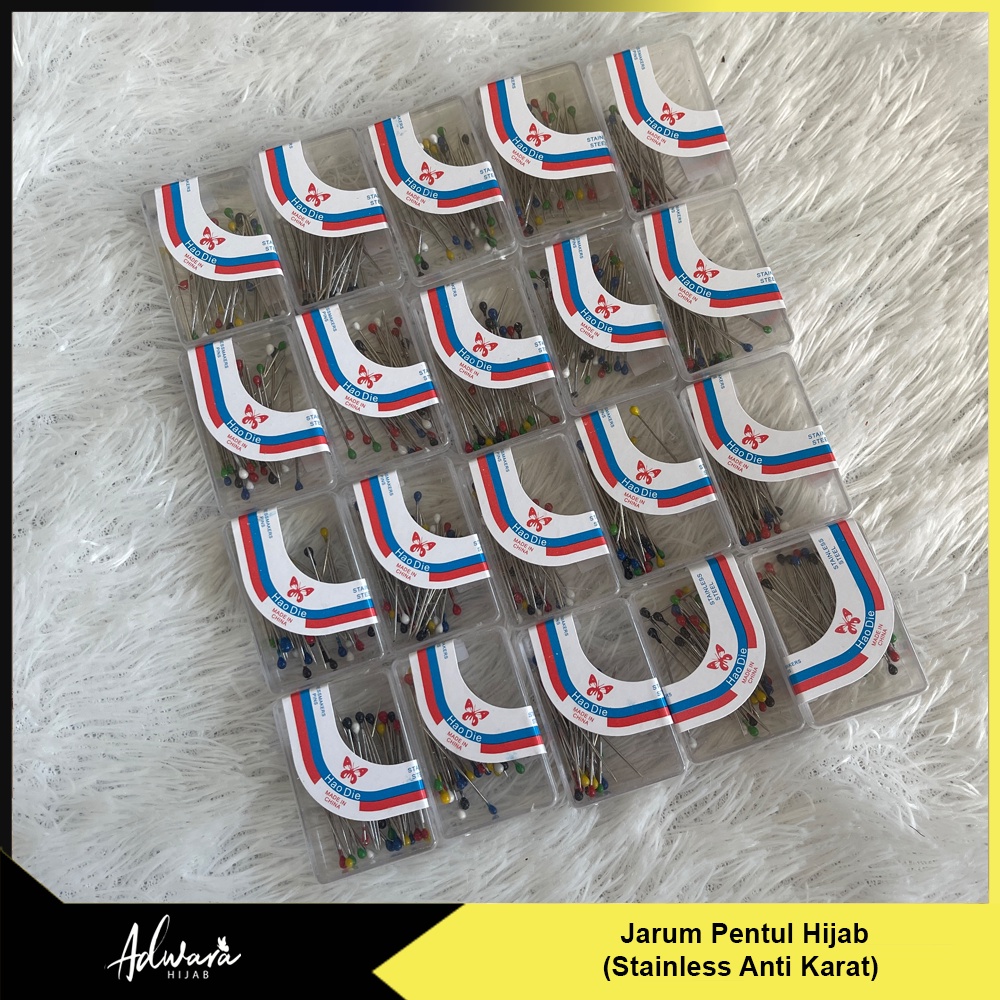Jarum Pentul Mini Stainless Anti Karat 10 Box Mika