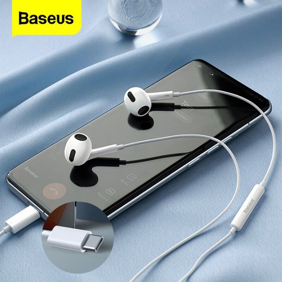 Baseus Encok C17 Type C Wired - Earphone Lateral in Ear Wired - Garansi Resmi 6 Bulan