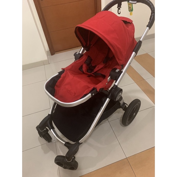 PRELOVED STROLLER BABY JOGGER CITY SELECT RUBY