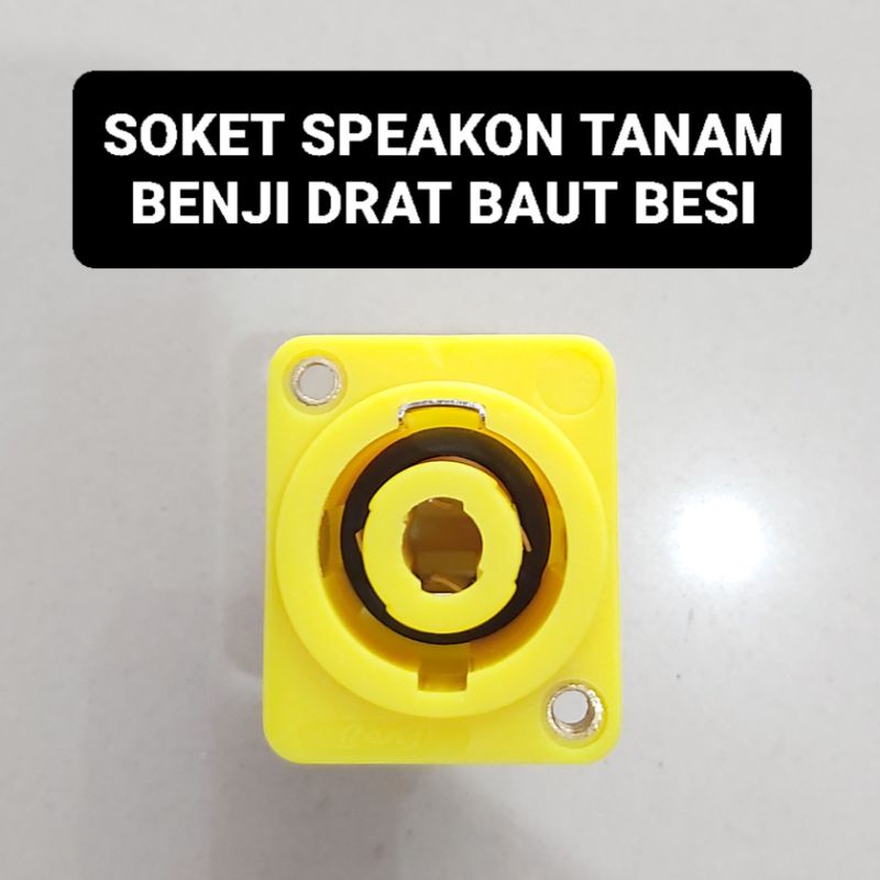 BENJI Soket Speakon Tanam Spikon Spicon Betina