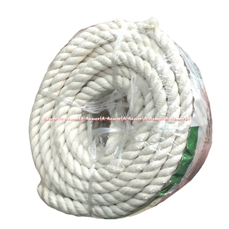 Maxbuilt 15m Decorative &amp; Garden Twist Rope White Tali Katun Putih Tahan Cuaca Kuat 15meter Dcotton Max Built Tali Dekorasi Maxt Built