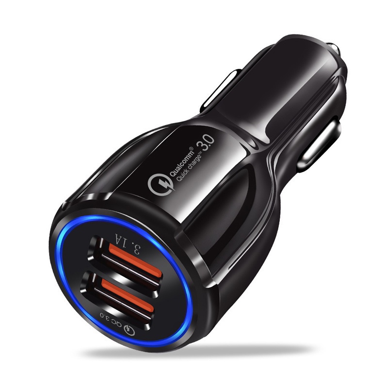 [✅READY STOCK] Car Charger Mobil Fast Charging Dual USB Port  Casan Mobil Motor Quick Adaptor Cable Car Accessories  Penjualan Panas Mode