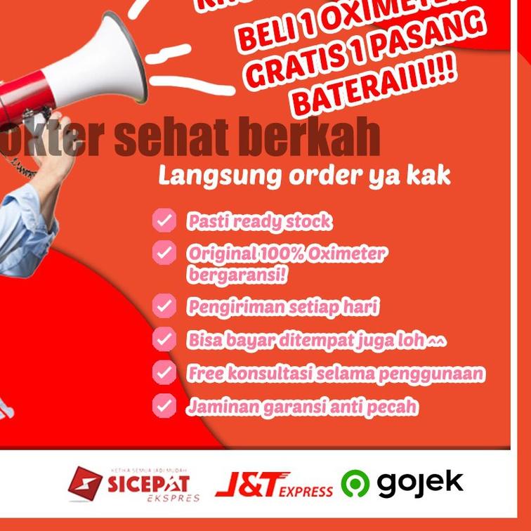 ❆ OXYMETER PULSE OMRON OXYMETRI FINGERTIP OKSIMETER FINGER ORIGINAL ☂