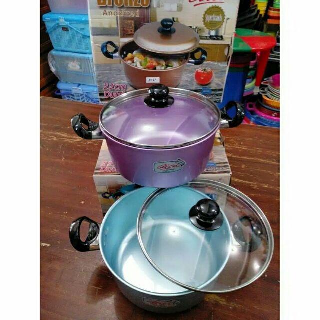 Panci Alcor Bronzo New Primero Tutup Kaca 22cm