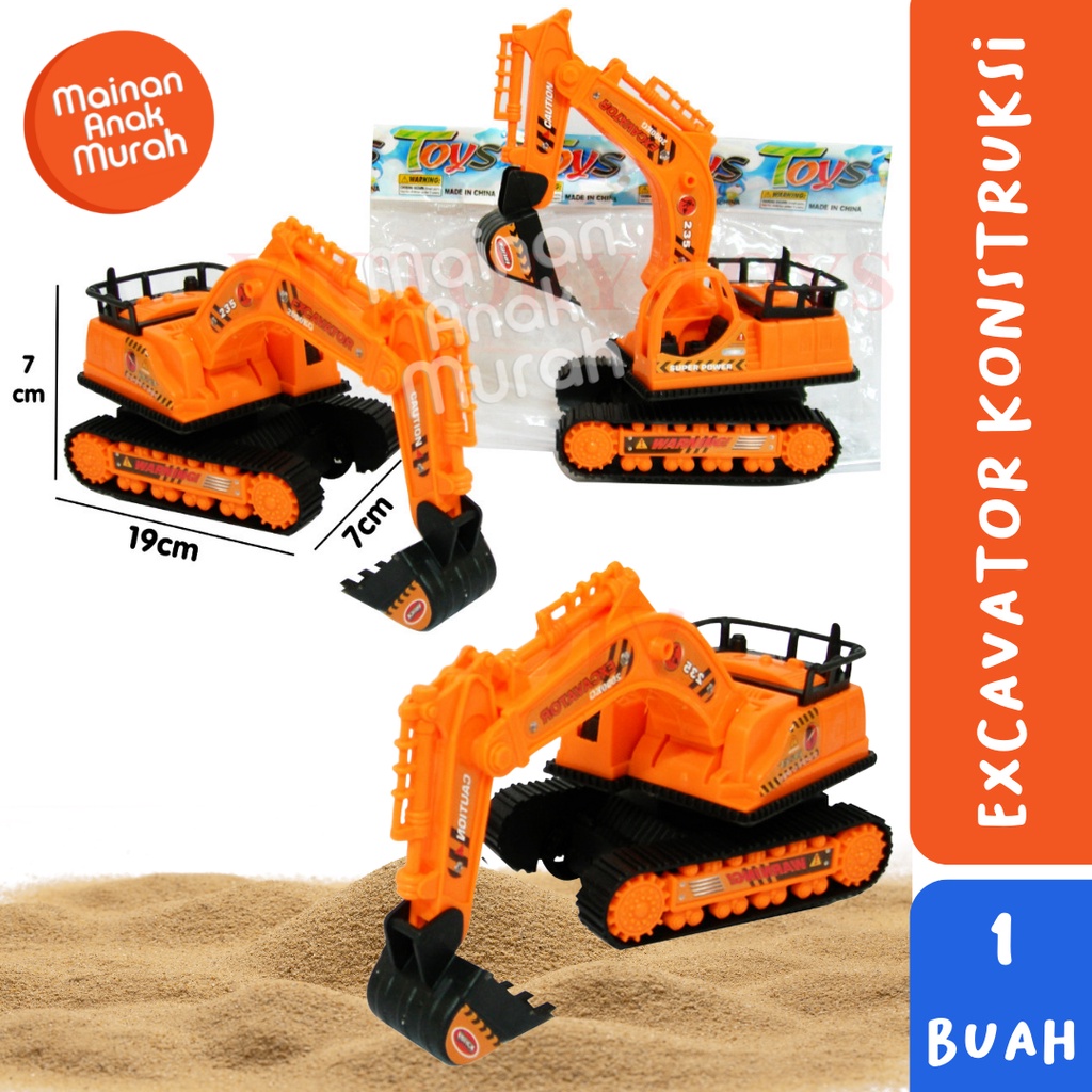 Mobil Mobilan Mini Excavator Truck Truk Bego Beko / Mainan Konstruksi Alat Berat Mobil Keruk