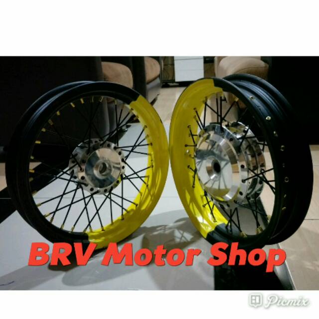 Sepaket Velg Vario 110 - 125- Beat Karbu - Beat Injeksi - Mio - X Ride - Spin Dll Ring 14