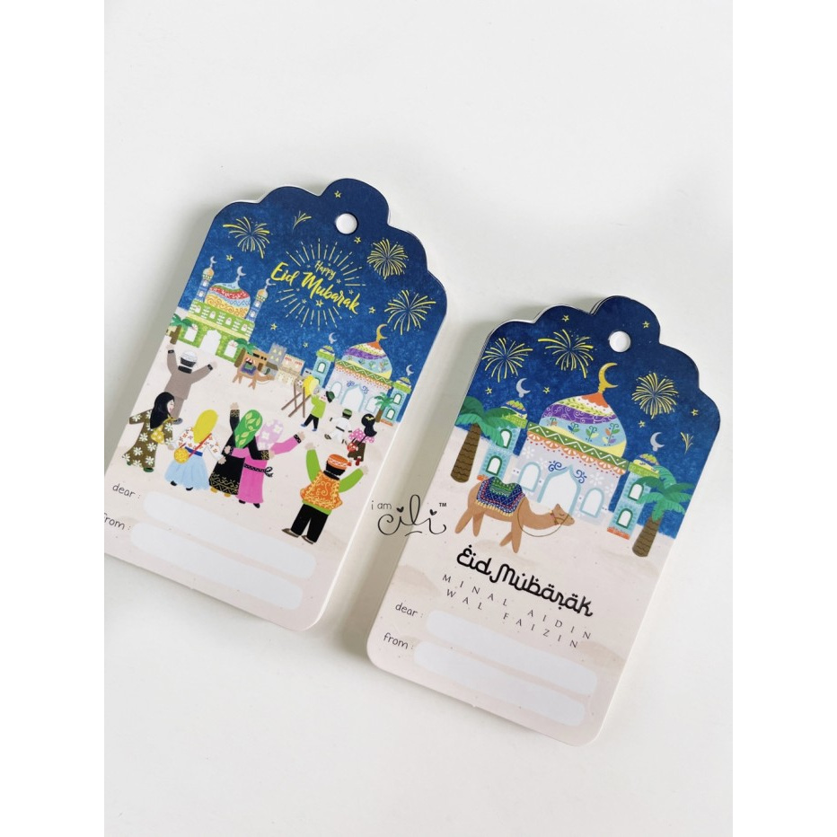

(HTIF027)TAG ucapan idul fitri lebaran kertas tebal (ADA LOBANG) - GROSIR - PROMO - Bisa COD -