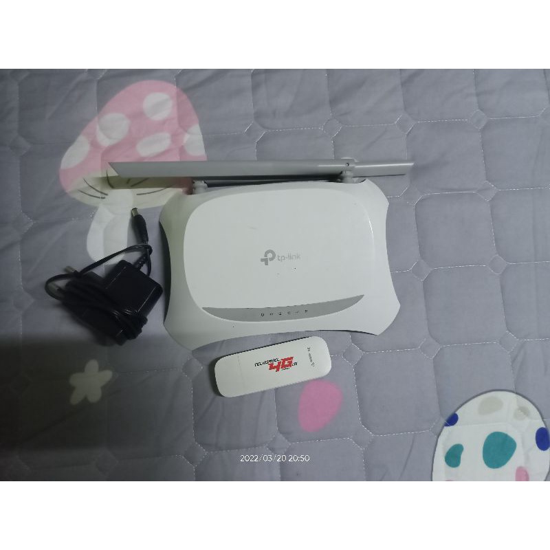 router tp link mr3420 v5 dan modem 4g second