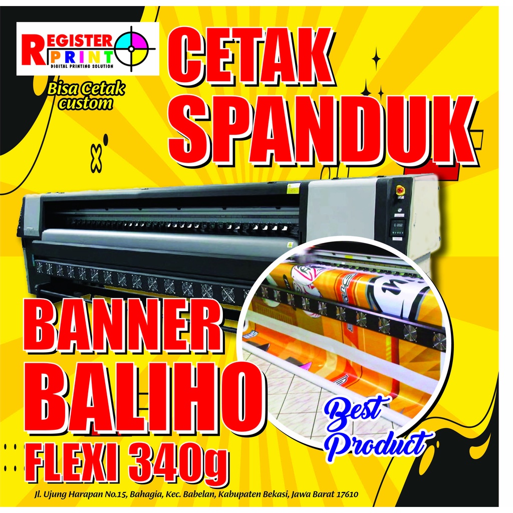 Jual Cetak Spanduk Banner Flexi Backdrop Background Shopee Indonesia