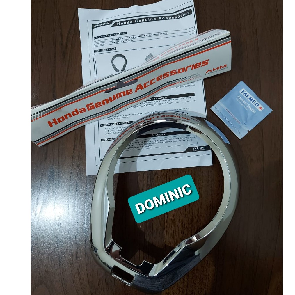 Karpet NEW SCOOPY dan GARNISH pelindung spedometer NEW SCOOPY 2020-2023 Original AHM