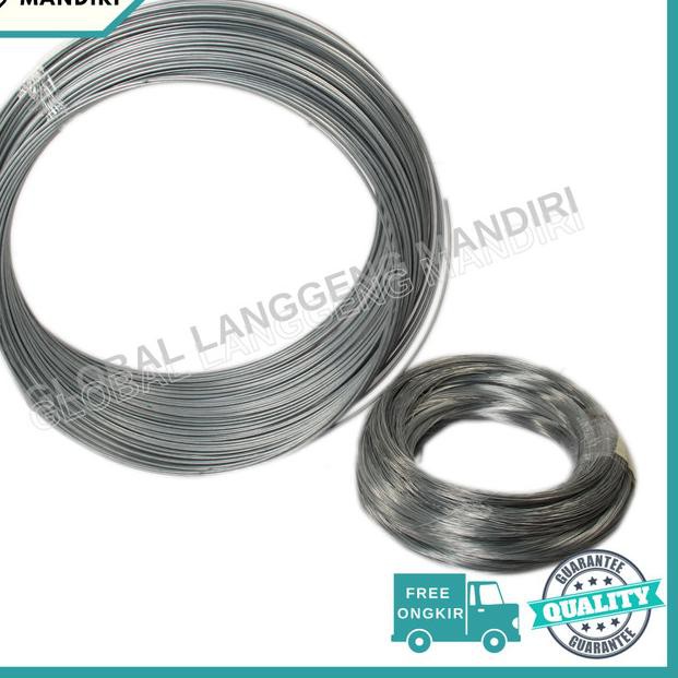 ⅍ KAWAT GALVANIS (1KG) / KAWAT SENG PUTIH / BENDRAT PUTIH / KAWAT IKET - 2.0MM ❀