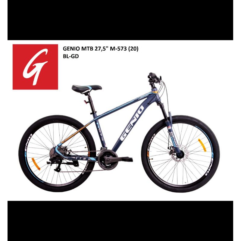 Sepeda Gunung MTB 27.5 Inch Genio M-573 Hydraulic Frame Alloy